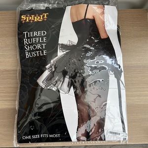 {Spirit} Tiered Ruffle Short Bustle